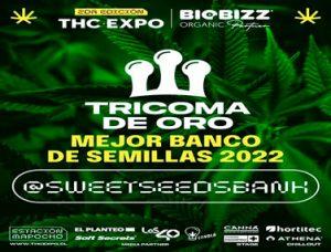 Sweet Seeds®, mejor banco de semillas de THC EXPO Chile 2022